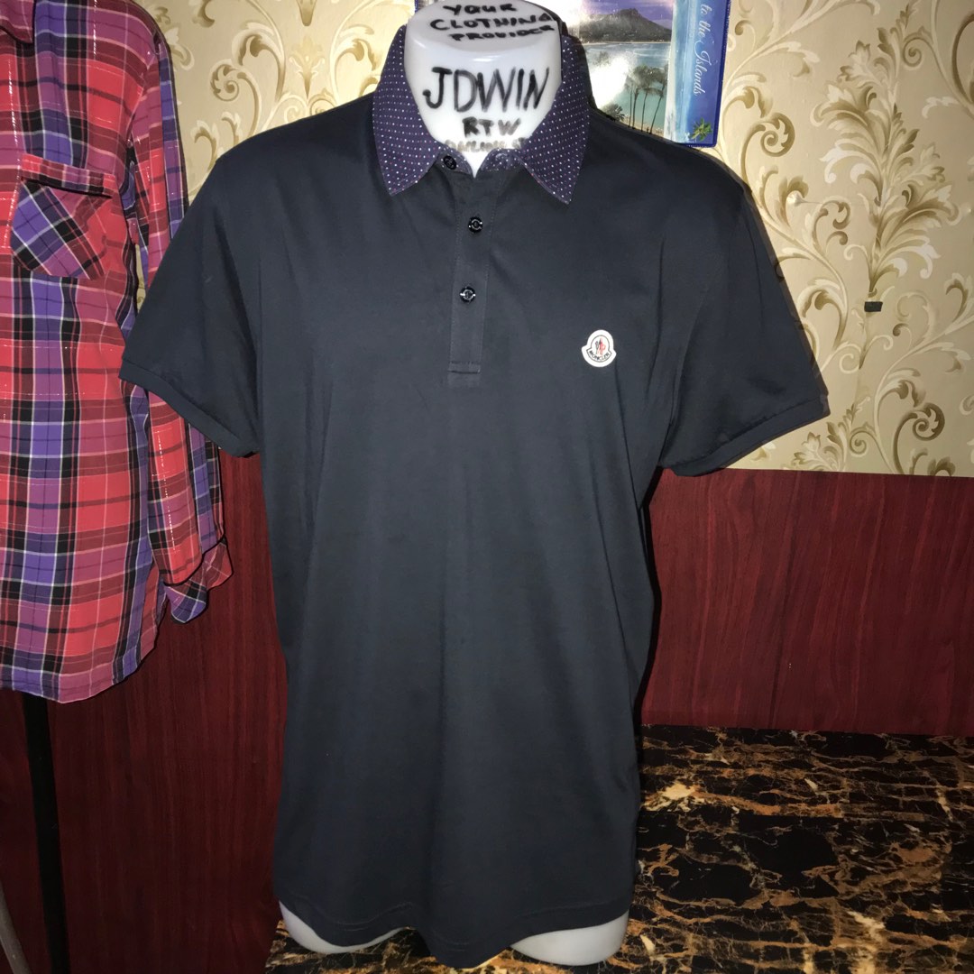 MONCLER POLO SHIRT 3 BUTTONS WITH PATCHED LEFT CHEST LOGO, Men's ...