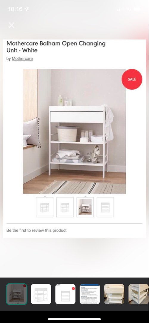 Mothercare Changing Table, Babies & Kids, Baby Nursery & Kids Furniture