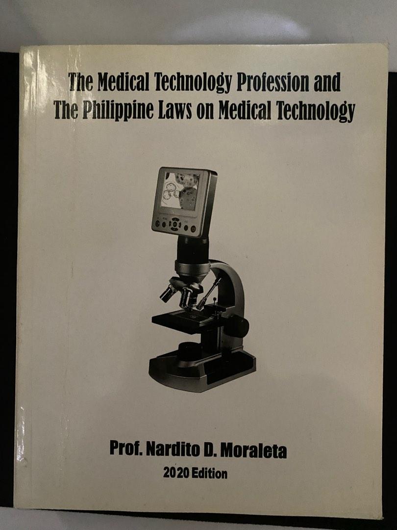 MT LAWS book by Nardito Moraleta (The Medical Technology Profession and