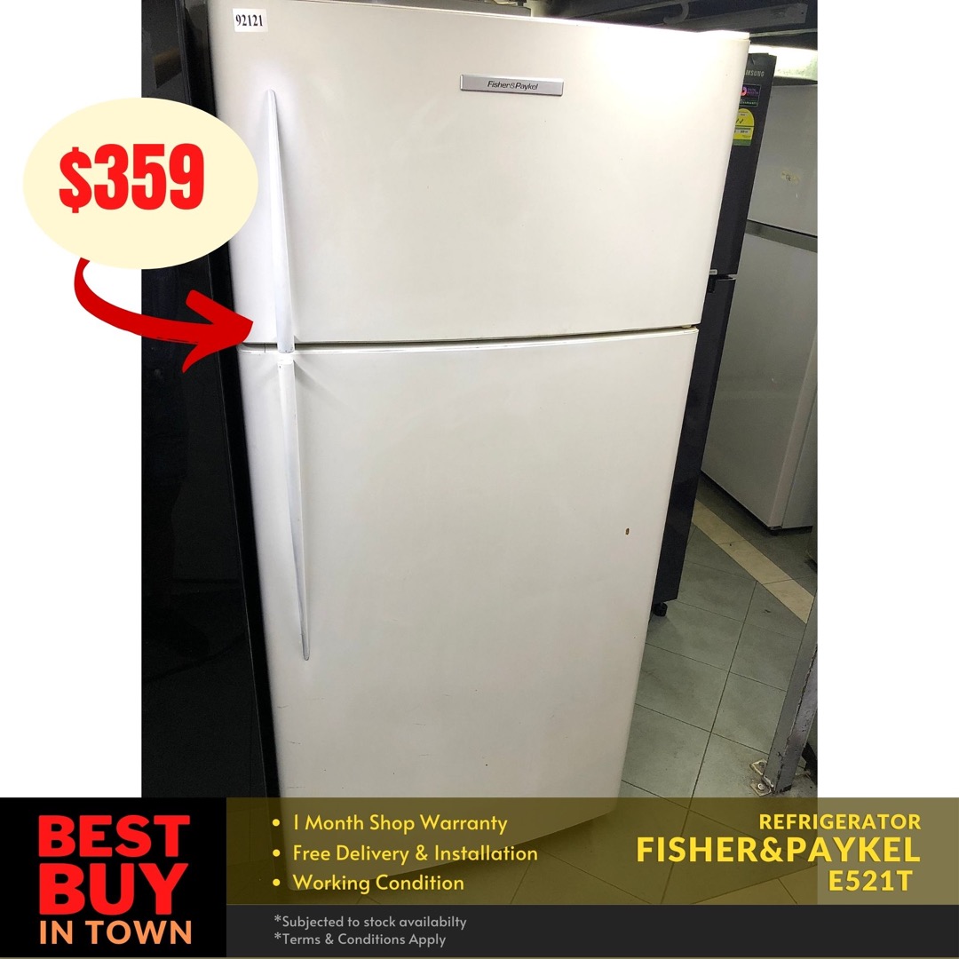 MUST BUY! Fisher&Paykel 488L Refrigerator E521T (92121), TV & Home