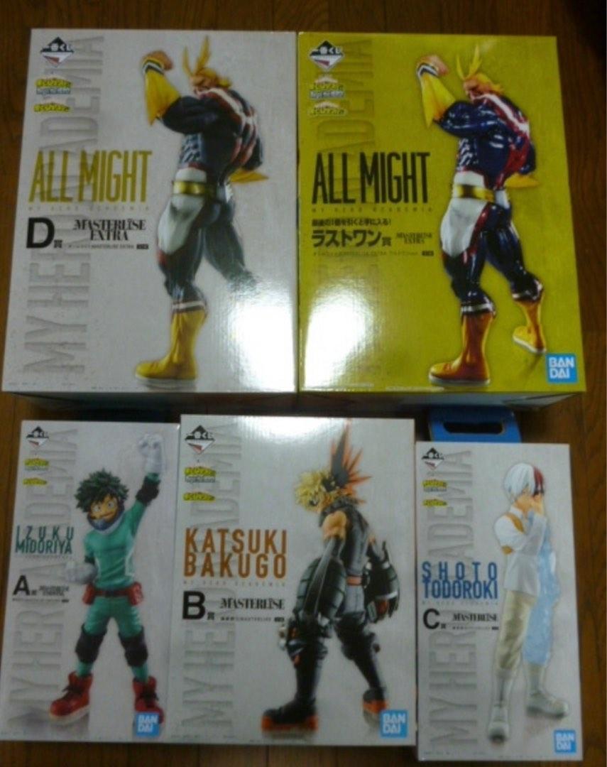 Lot Figurines My Hero Academia All Might - SOFVIMATES Et Ichiban Kuji - Bandai 2024