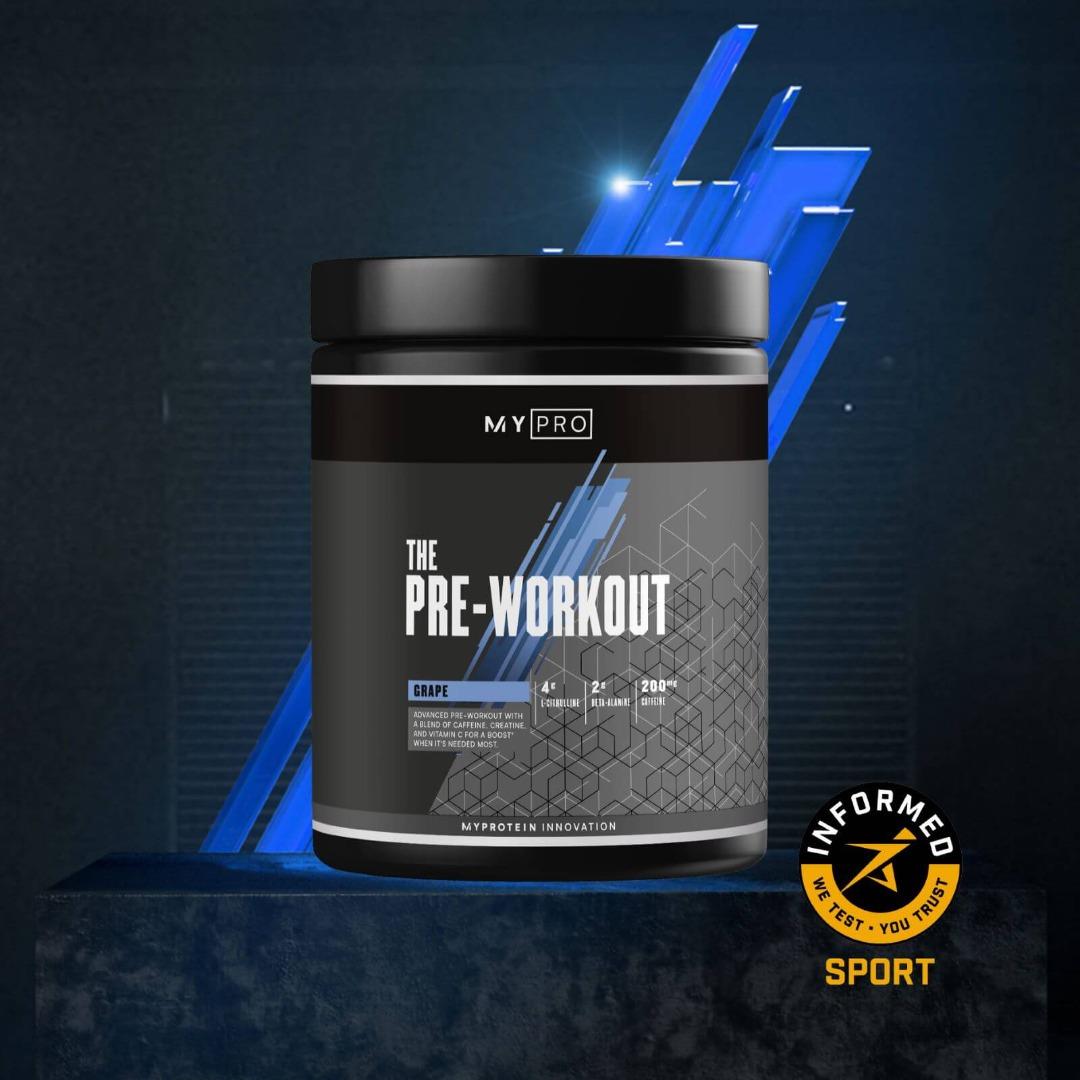 MyProtein PreWorkout (Sealed Open/Clumpy/Flavour GRAPE/DELIVERY ONLY