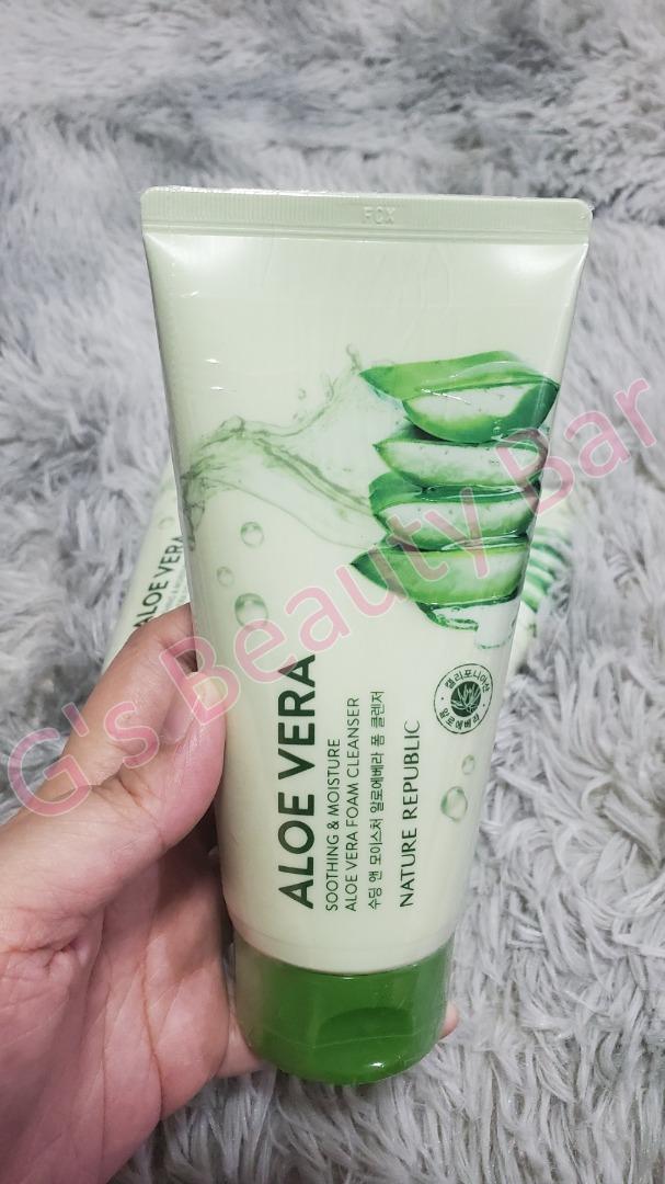 Nature Republic Soothing And Moisture Aloe Vera Foam Cleanser 150ml Authentic Korean Skincare 1366