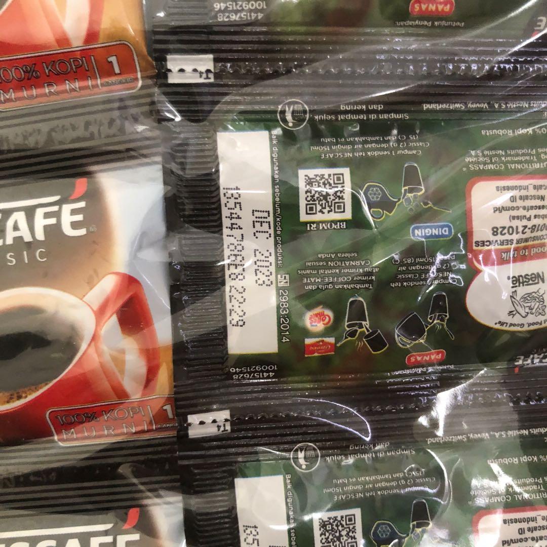 Nescafe classic sachet 60pcs 60 pcs 2gr 2gram 2 gram gr kopi instan