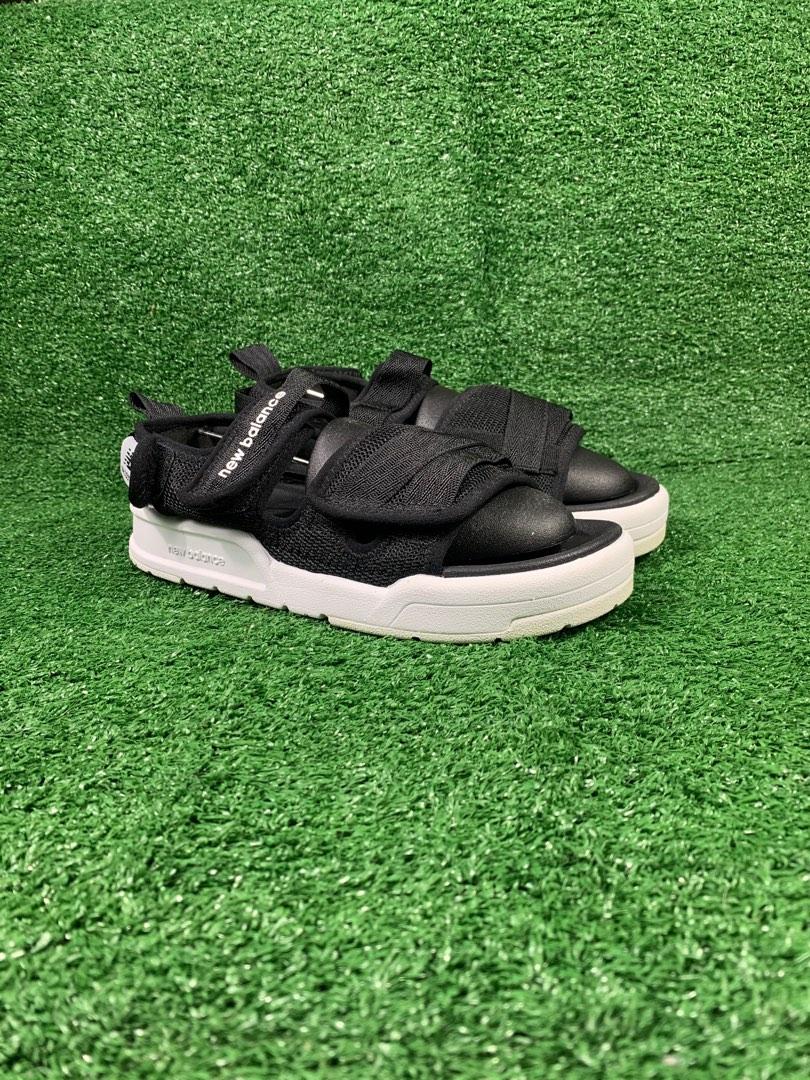 New Balance Sandals V1 Black / White, Women's Fashion, Footwear