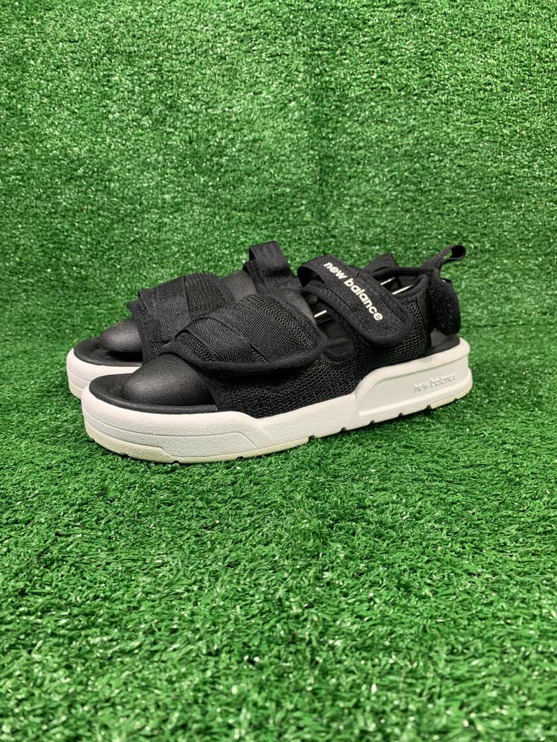 New Balance Sandals V1 Black / White, Women's Fashion, Footwear