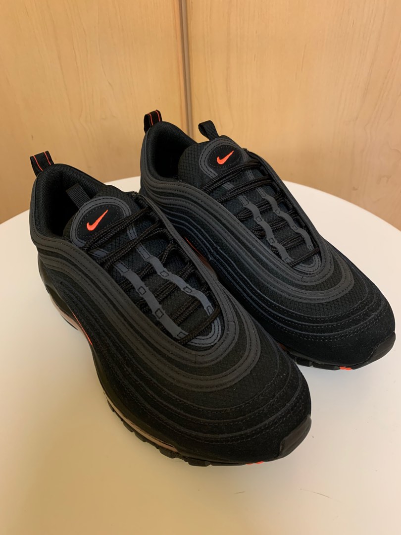 Nike 97 black discount orange