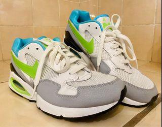 Nike Air Max ST Women’s Running Shoes 705003-100 (White/Green/Blue/Black)