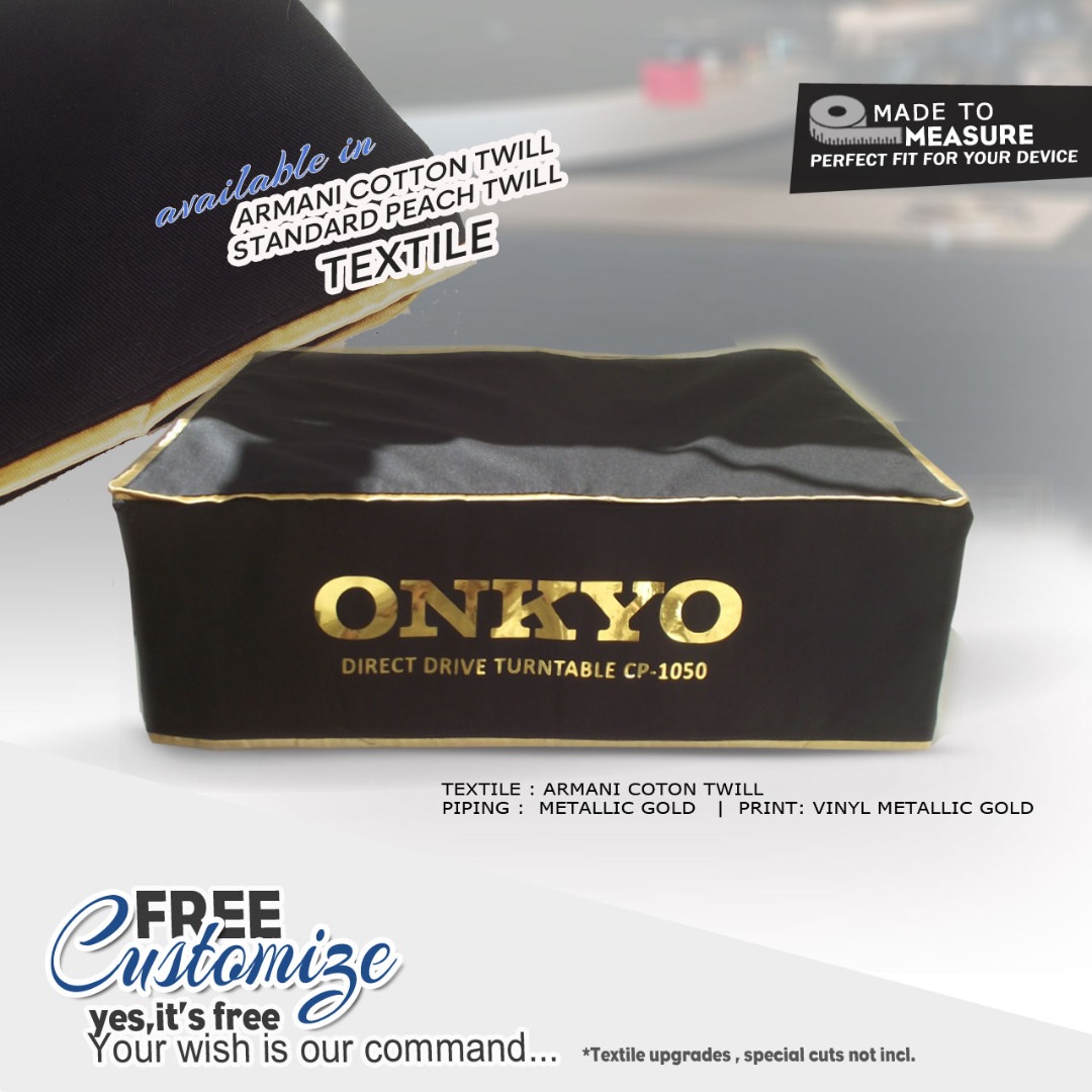 Onkyo Dust Cover Amplifier , Tuner , Receiver, Turntable for ALL