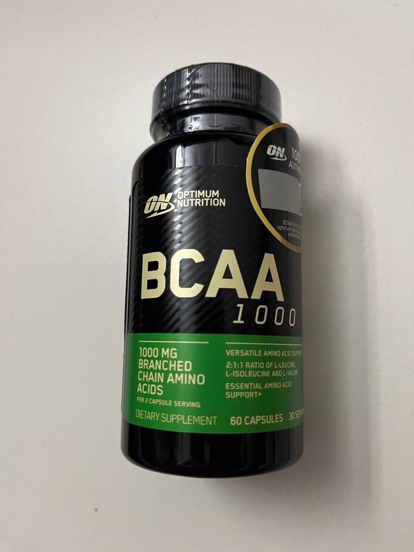 Optimum Nutrition BCAA 1000 Mega Size Tablets 60 Pc, Health & Nutrition ...