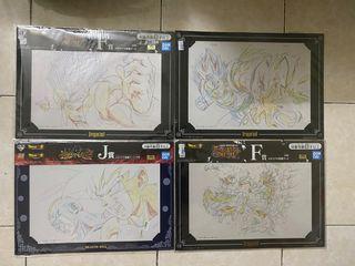 Original Dragon Ball Art Board Coloured Manga Ichiban Kuji