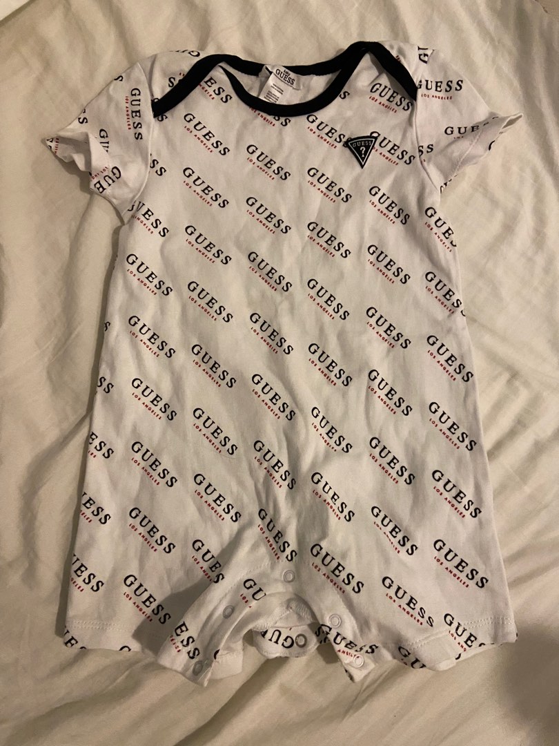Original Guess Onesie, Babies & Kids, Babies & Kids Fashion on Carousell
