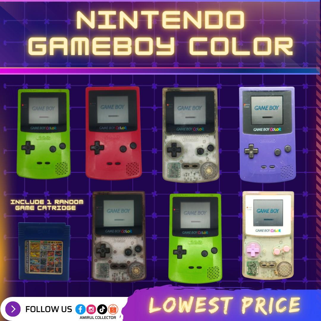 Original Nintendo Gameboy Color Dark Pink, Video Gaming, Video Game  Consoles, Nintendo on Carousell