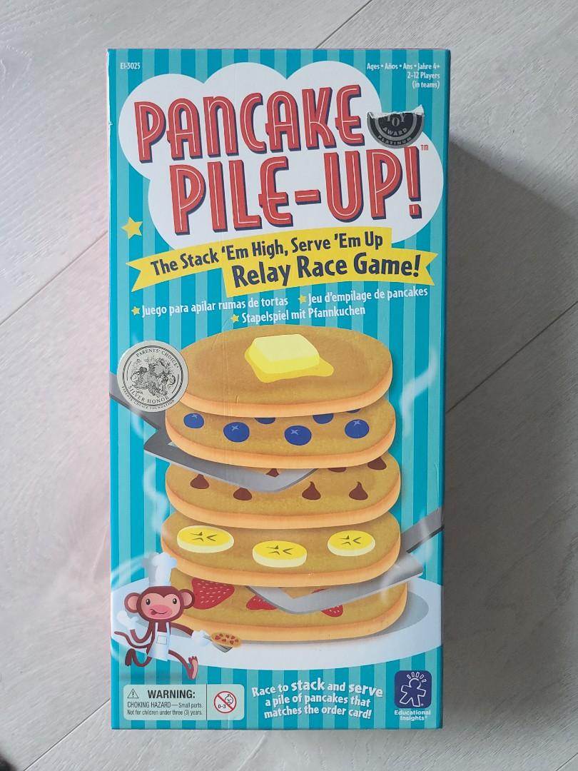 Pancake PileUp relay race game, 興趣及遊戲, 玩具 & 遊戲類 Carousell