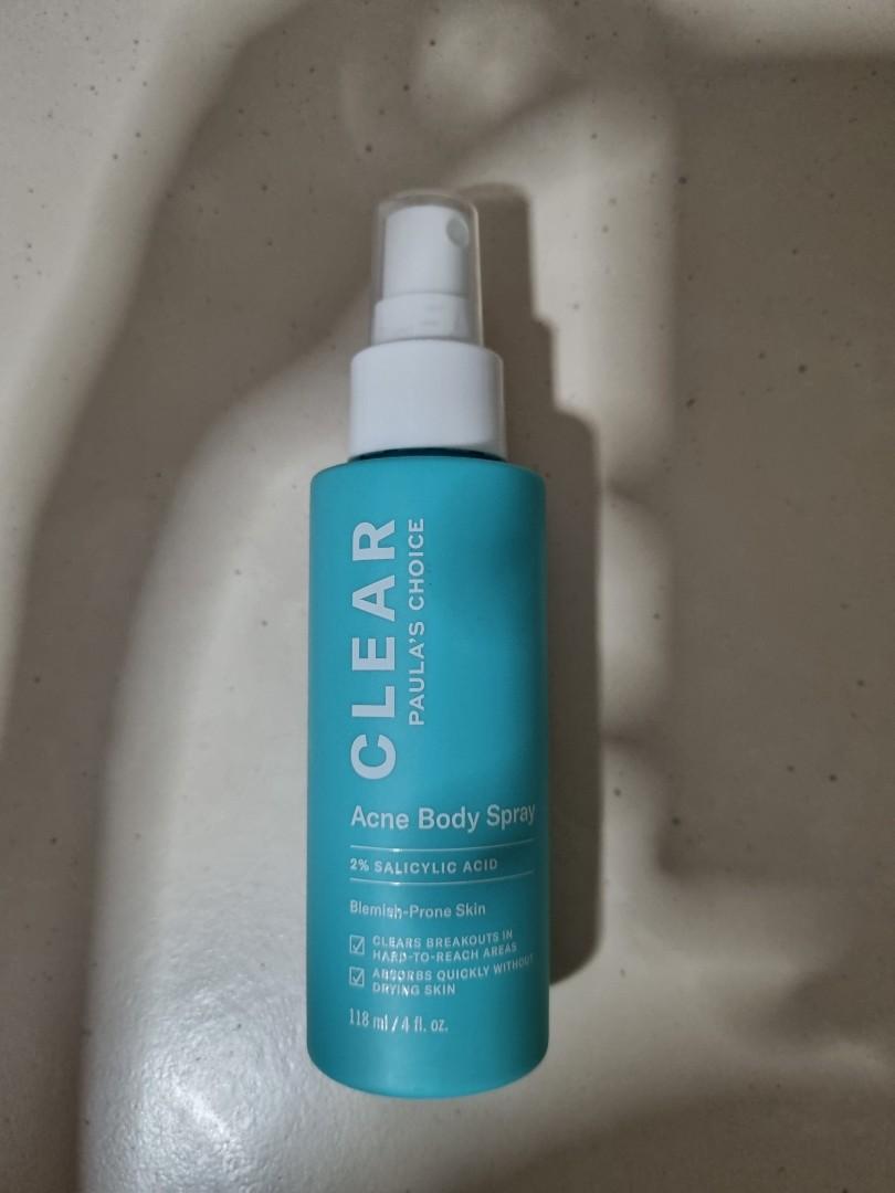 Paula's choice acne body spray 2 salicylic acid, Beauty & Personal