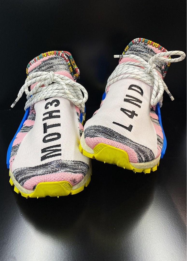 etc. Mal funcionamiento Nacarado Pharrell Williams X Adidas NMD HU Solar Pack “Motherland” Sneakers, Men's  Fashion, Footwear, Casual shoes on Carousell
