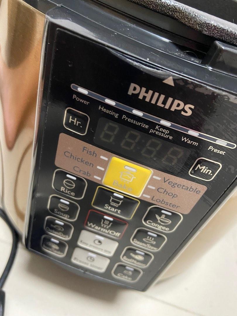 Philips Viva Collection Electric Pressure Cooker (6L) HD2139/62, TV