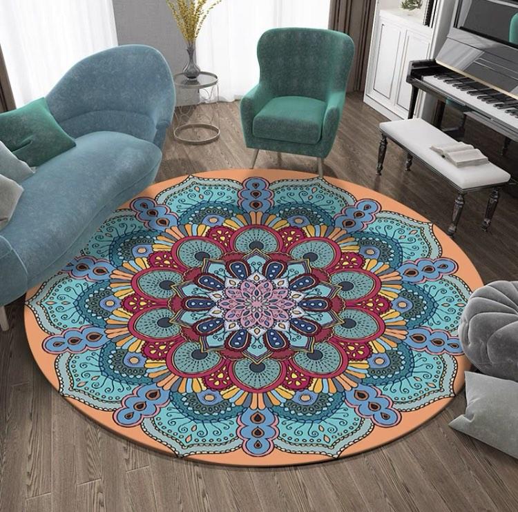 PO Large round carpet/rug, Furniture & Home Living, Home Decor, Carpets