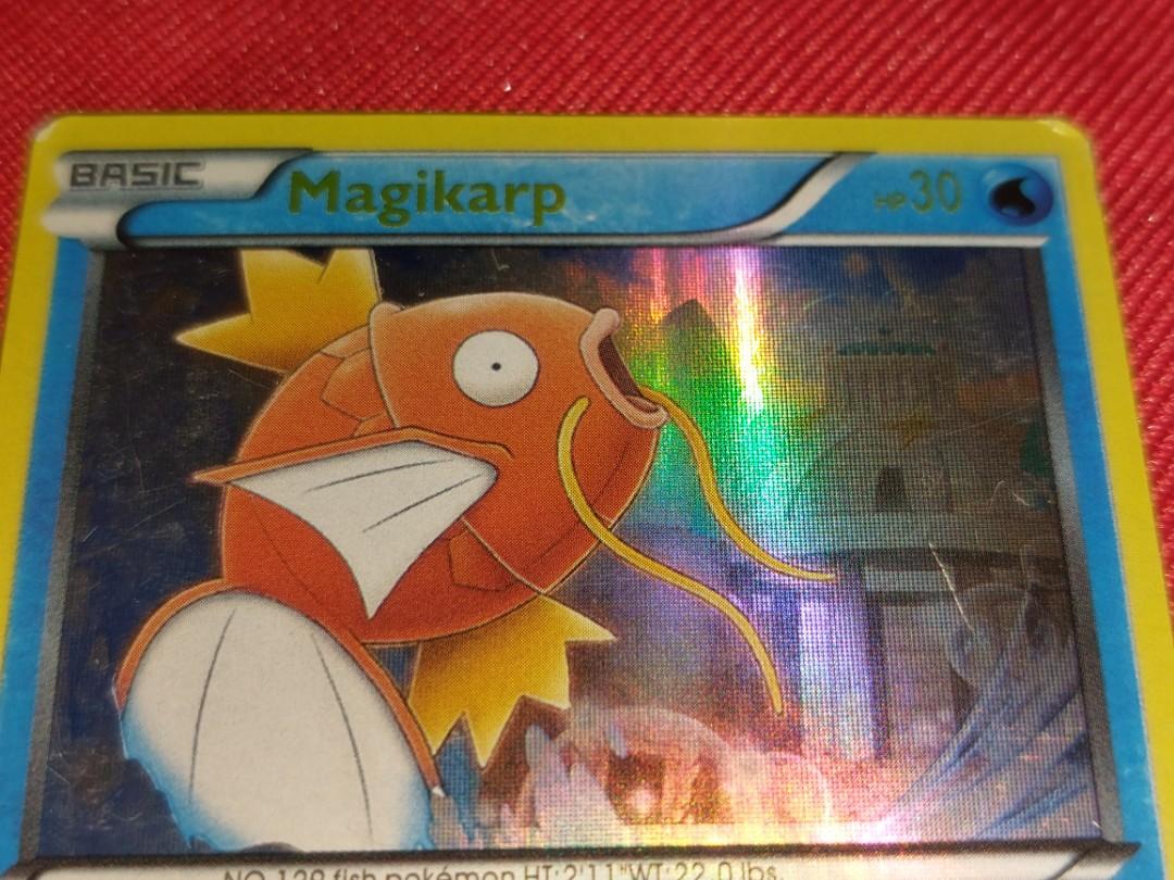 Pokemon Magikarp Collectible Shiny HologramTrading Card Anime Toy Games ...