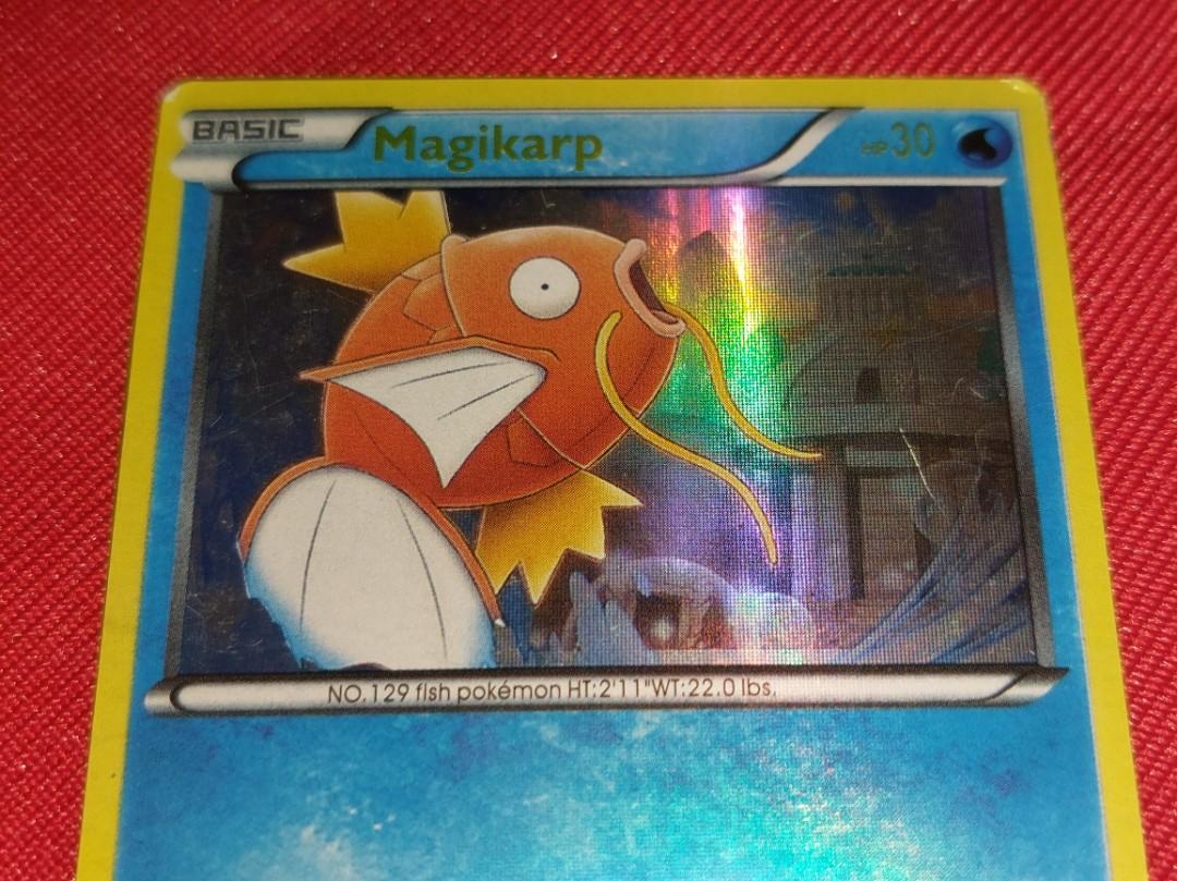Pokemon Magikarp Collectible Shiny HologramTrading Card Anime Toy Games ...