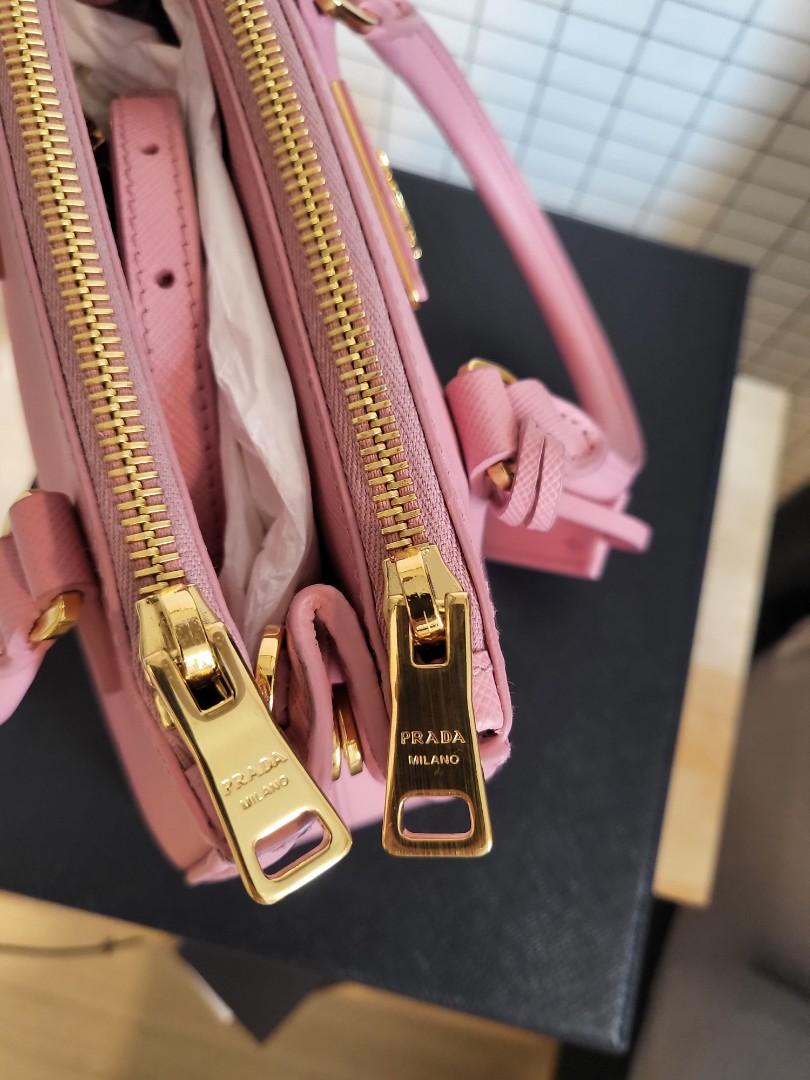 Prada Galleria Saffiano Leather Mini-bag in Pink