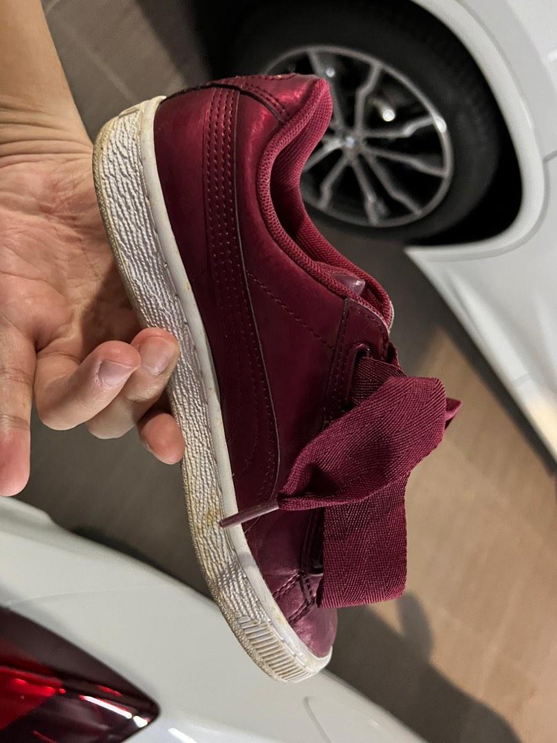 Puma ribbon shoes Women s Fashion Footwear Sneakers on Carousell