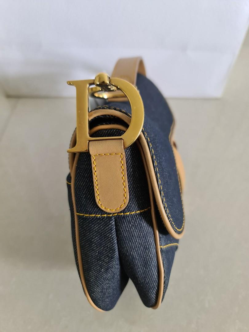 Christian dior denim bag sale