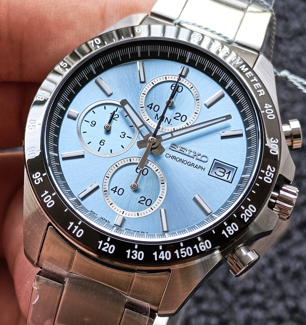 🔥Rare JDM! Seiko Spirit Tiffany Blue Chronograph Quartz Sports Watch  SBTR027, Men's Fashion, Watches & Accessories, Watches on Carousell
