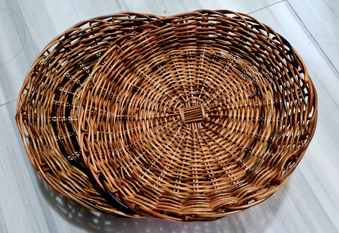 Rattan Plate, Furniture & Home Living, Kitchenware & Tableware ...