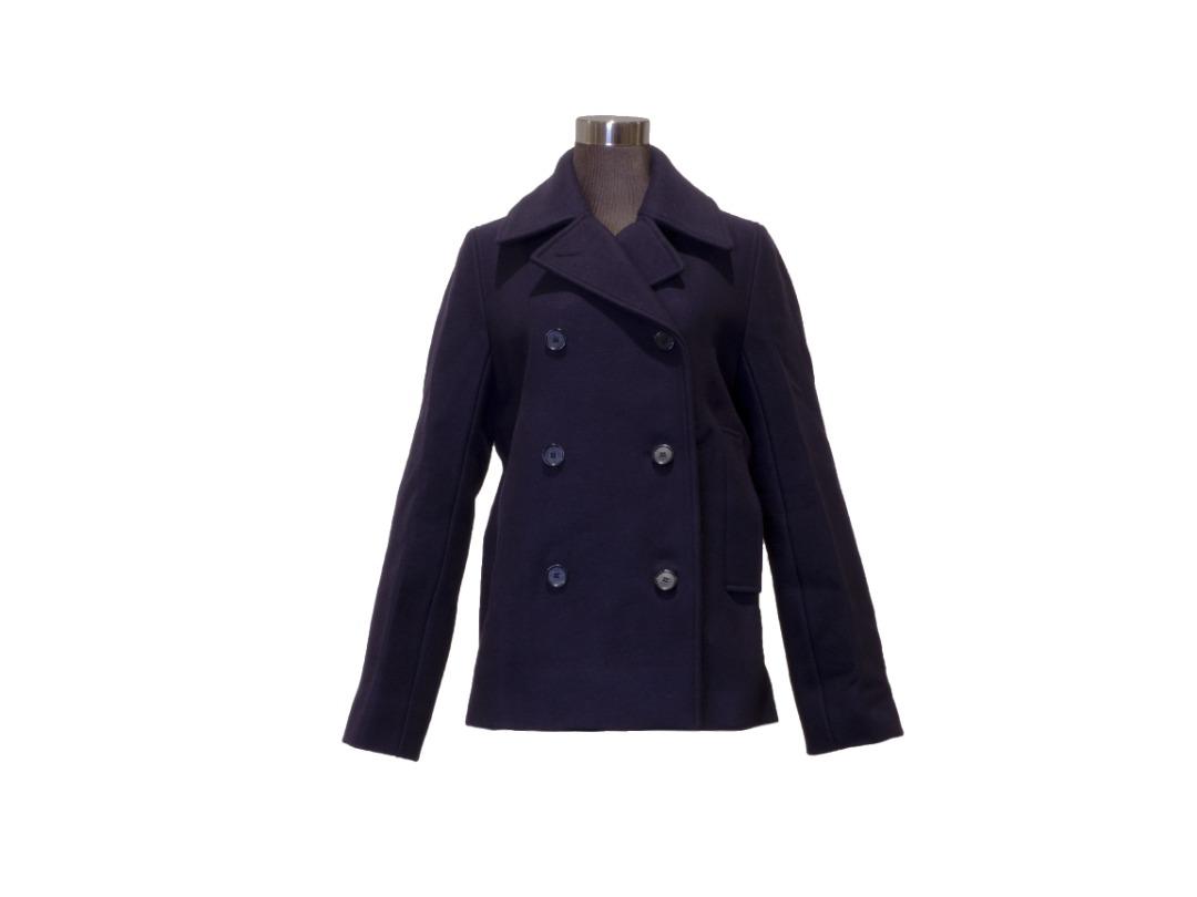Relaxed fit wool coat best sale