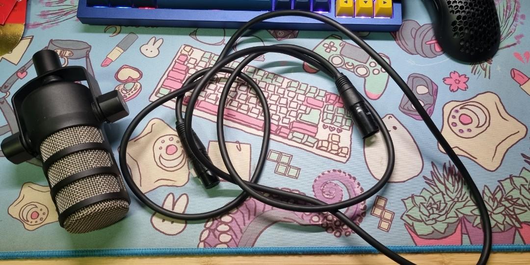 Rode podmic and 2m xlr cable, Audio, Microphones on Carousell