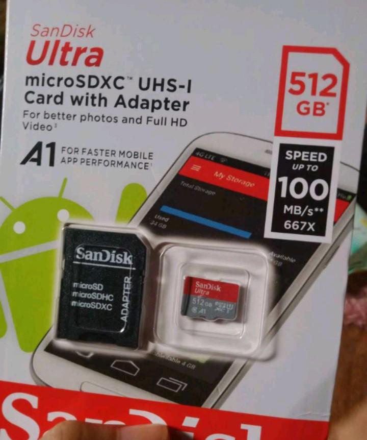 SanDisk SD Card 512gb, Mobile Phones & Gadgets, Mobile & Gadget