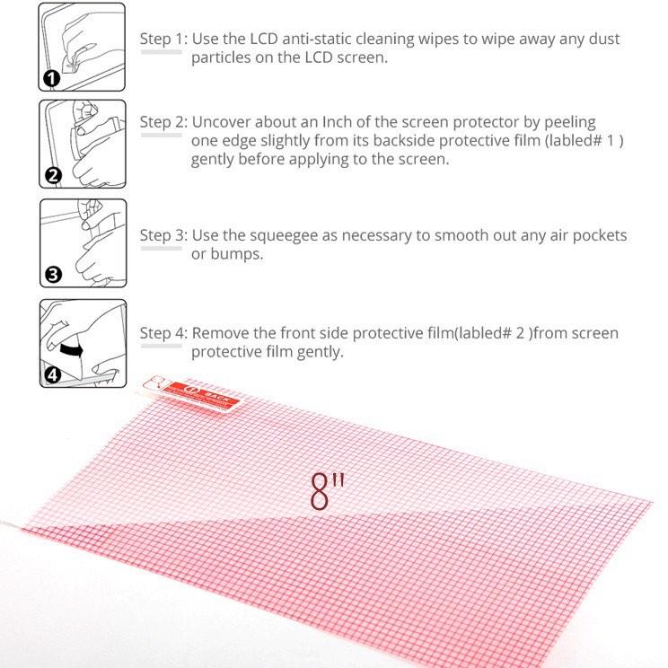 Screen protector (Category: Other Mobile & Gadget Accessories) located in Singapore. Submitted by he032 (Listing ID 1184165925, Image 3). Description: Screen protector for tablet.