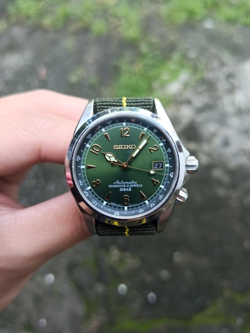 Seiko Alpinist - SARB017 JDM - Discontinued piece, Luxury, Watches on  Carousell