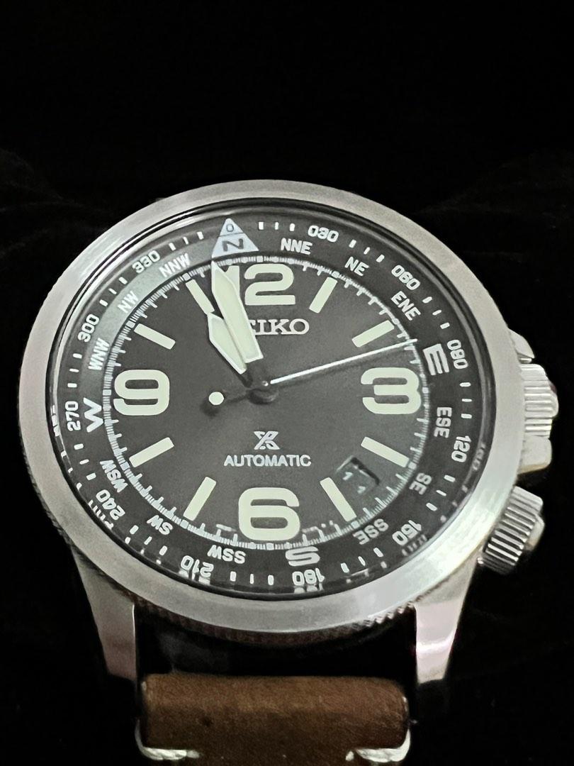 Seiko Prospex Automatic Watch With A Inner Rotating Compass Bezel