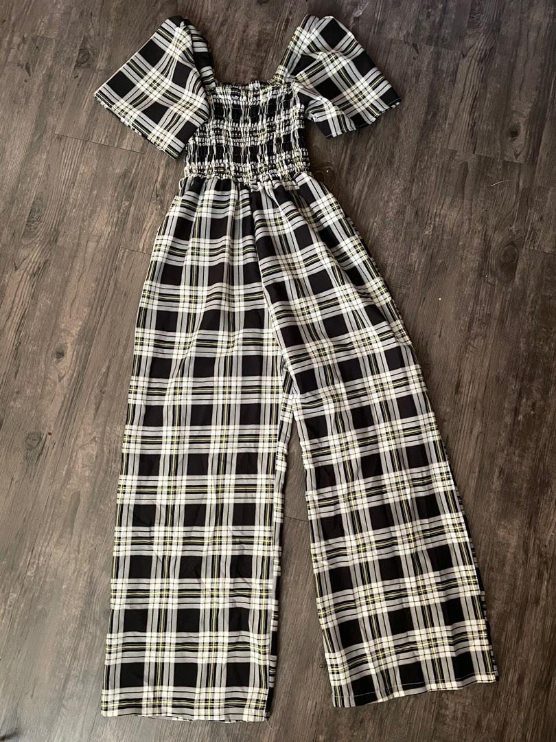 smock jumpsuit, Women's Fashion, Dresses & Sets, Jumpsuits on Carousell