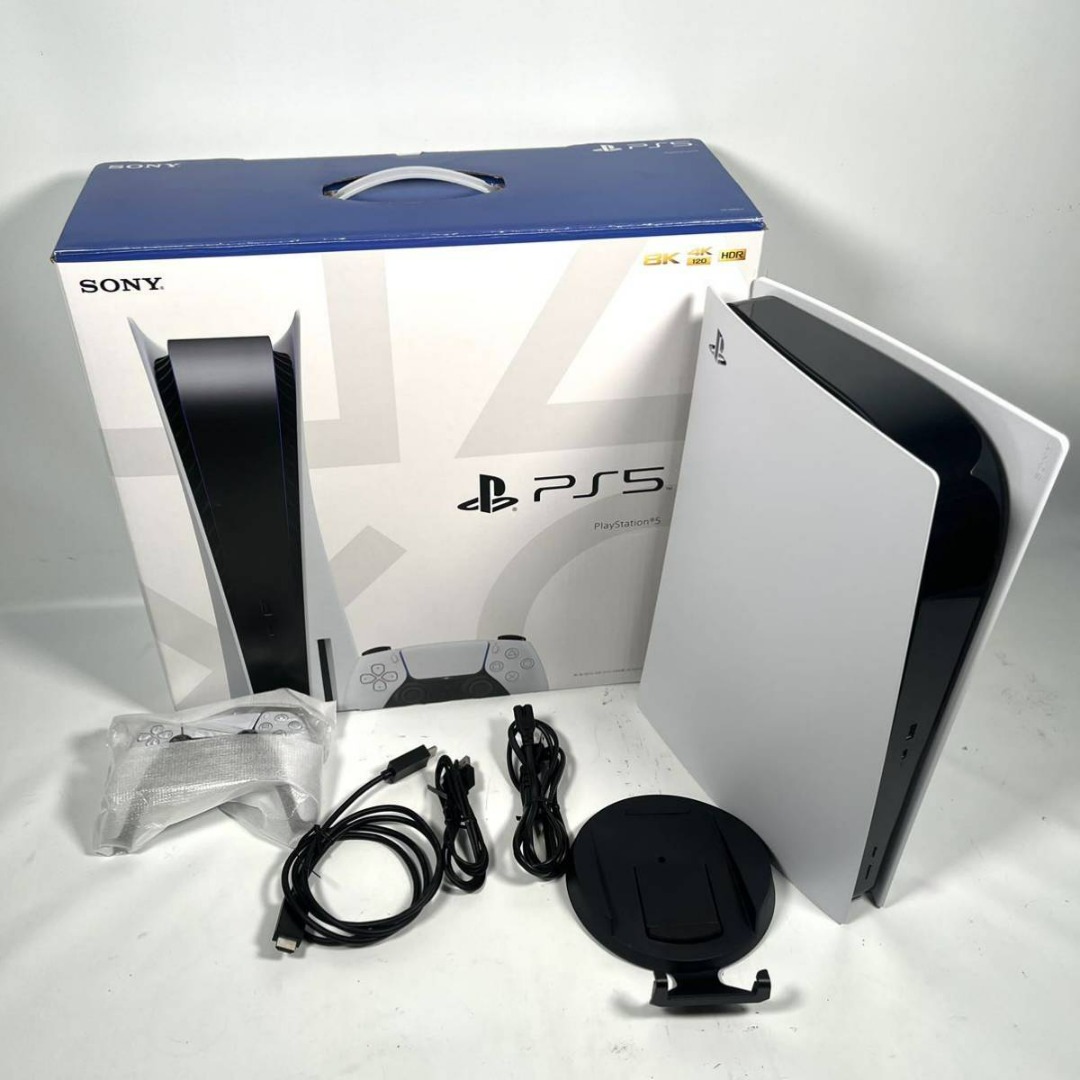 SONY PS5 PlayStation5 主機CFI-1100A 01 磁盤驅動器配備型號帶說明書 