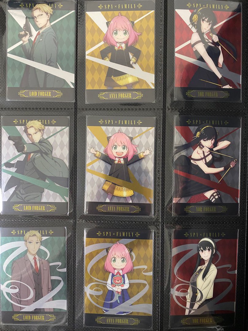 Bandai Namco Spy X Family Wafer And Metallic Card Collection