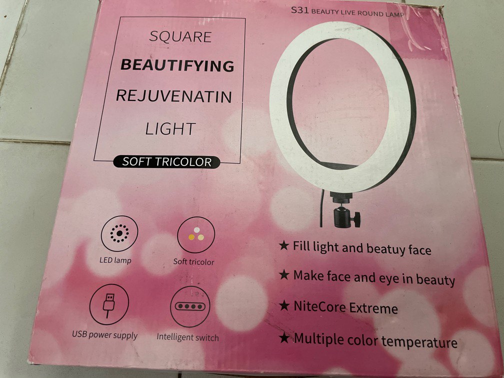 Square beautifying shop rejuvenation light
