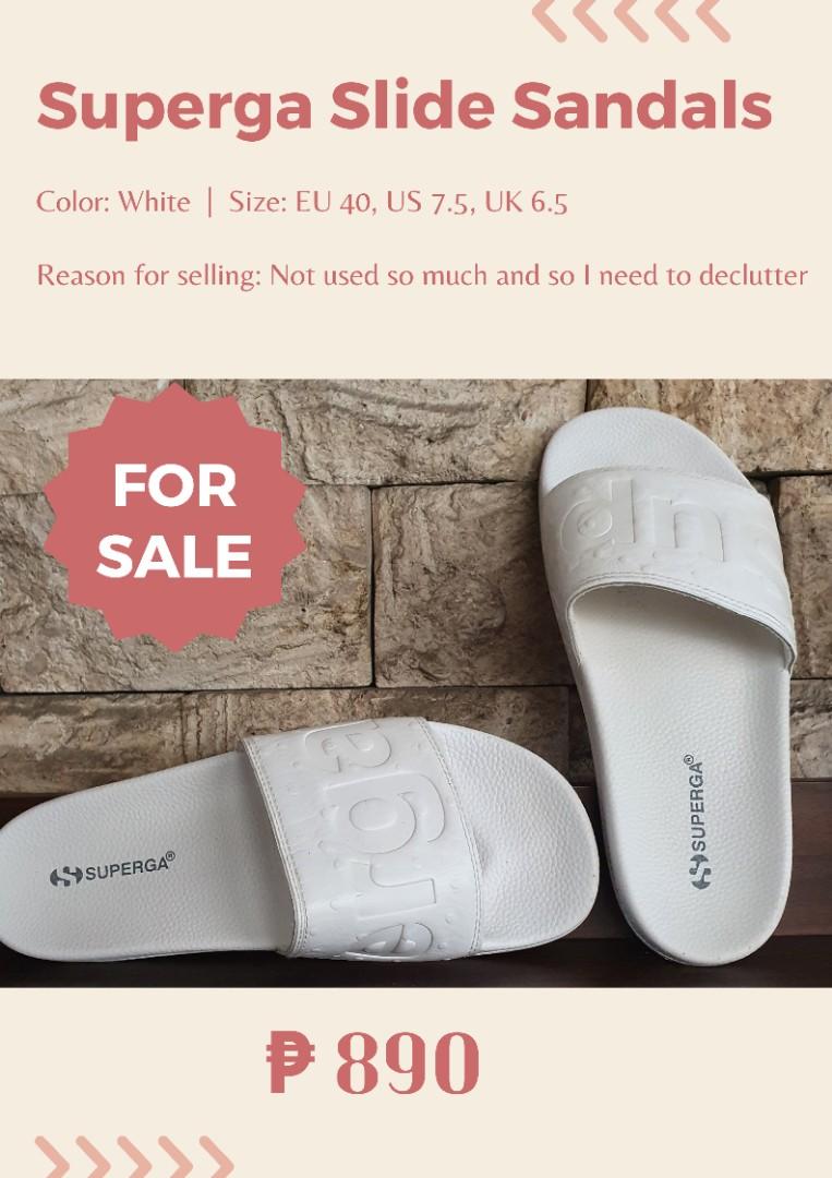 Superga new arrivals slides white