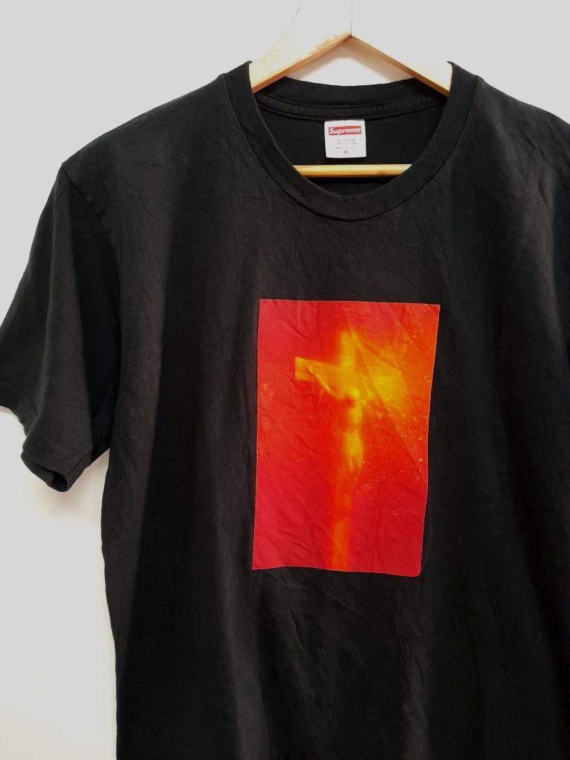 Supreme x Andres Serrano tees Men s Fashion Tops Sets Tshirts