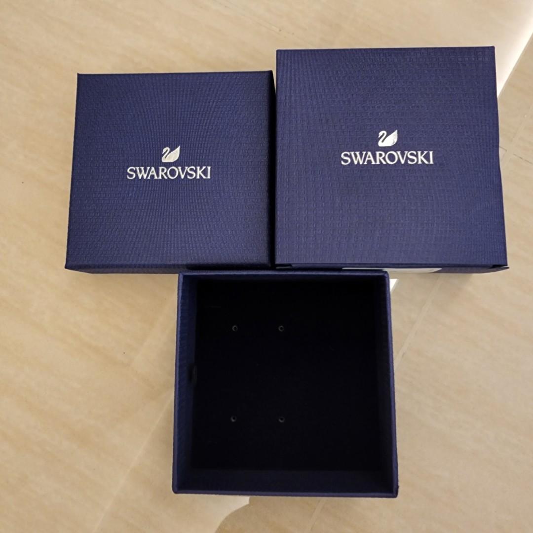 Swarovski empty boxes, Luxury, Accessories on Carousell