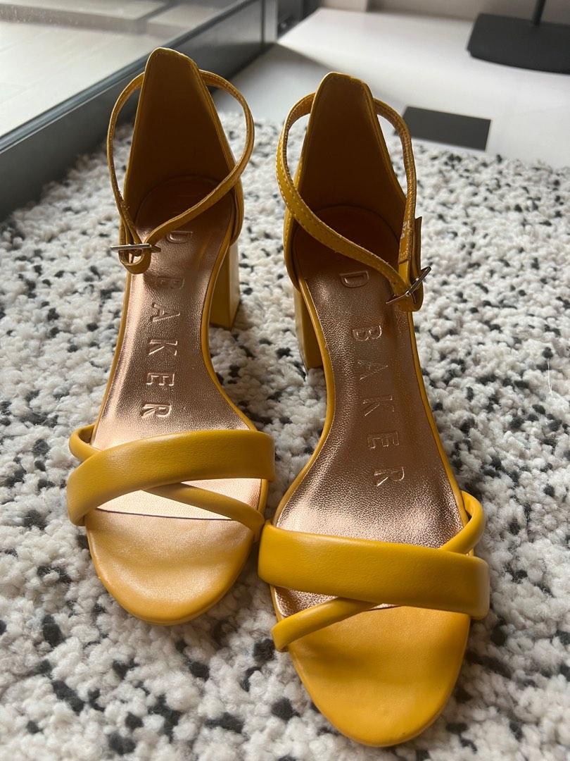 Next mustard new arrivals sandals