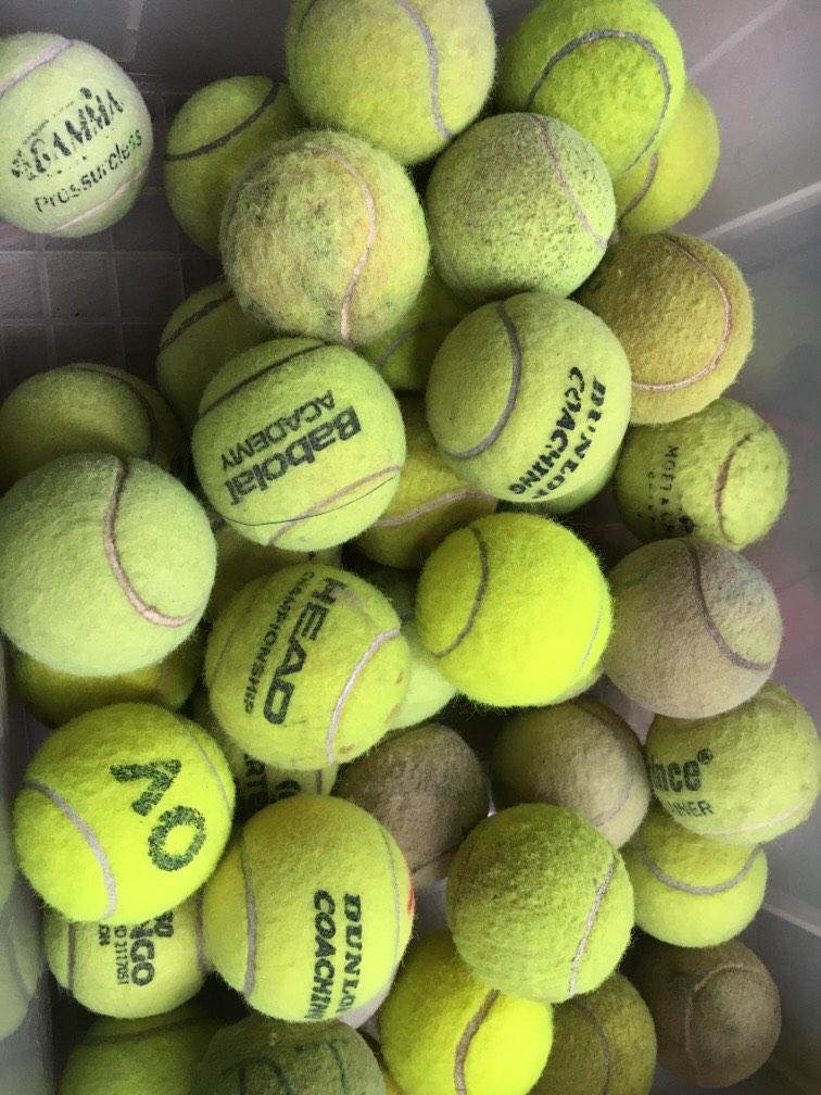 Tennis balls various x60, Sports Equipment, Sports & Games, Racket