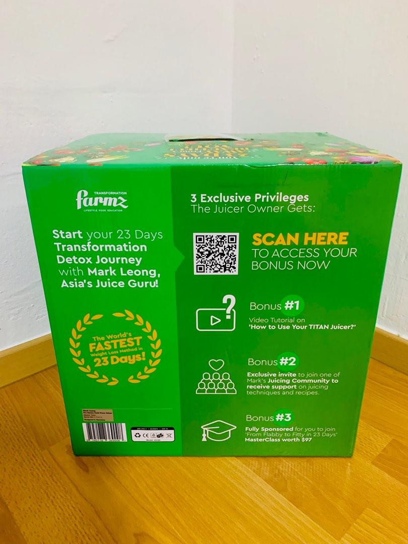 The Titan Pro Series Juicers Cold press juicers, TV & Home Appliances