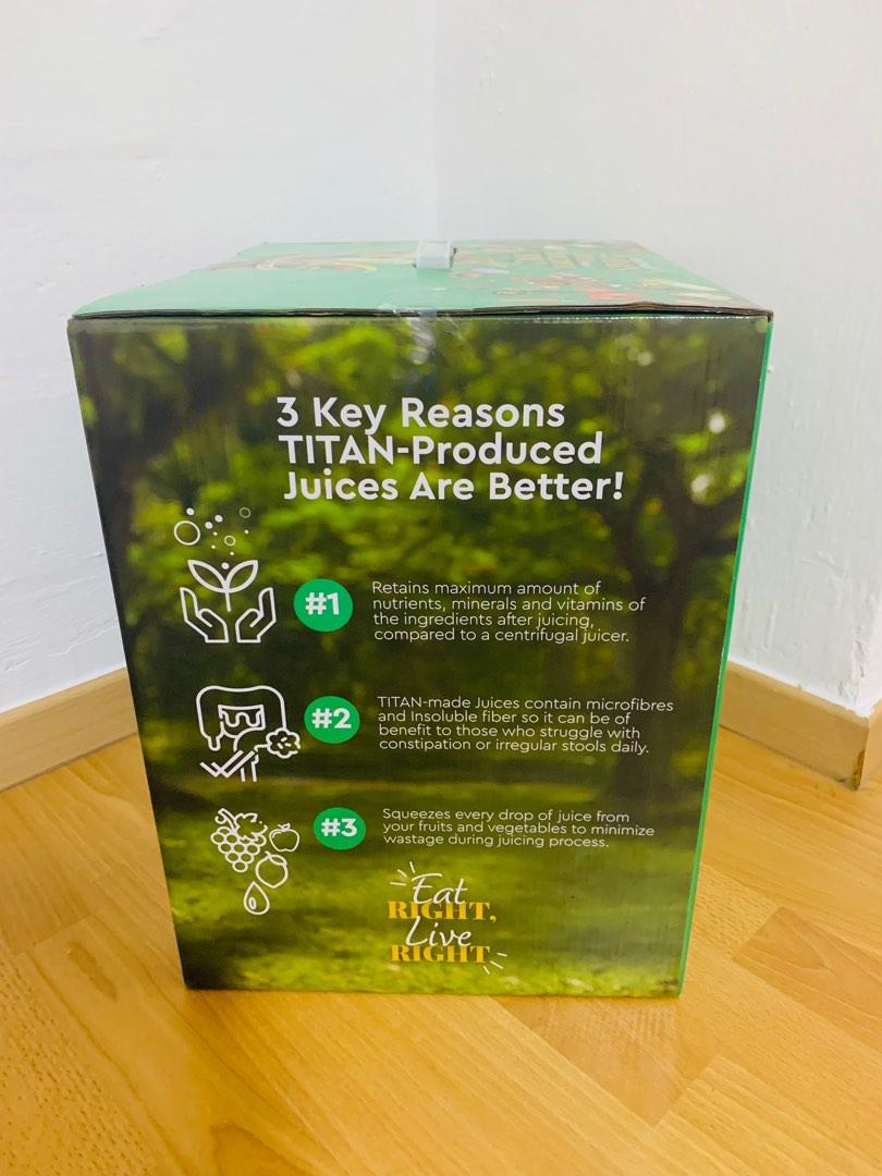 The Titan Pro Series Juicers Cold press juicers, TV & Home Appliances