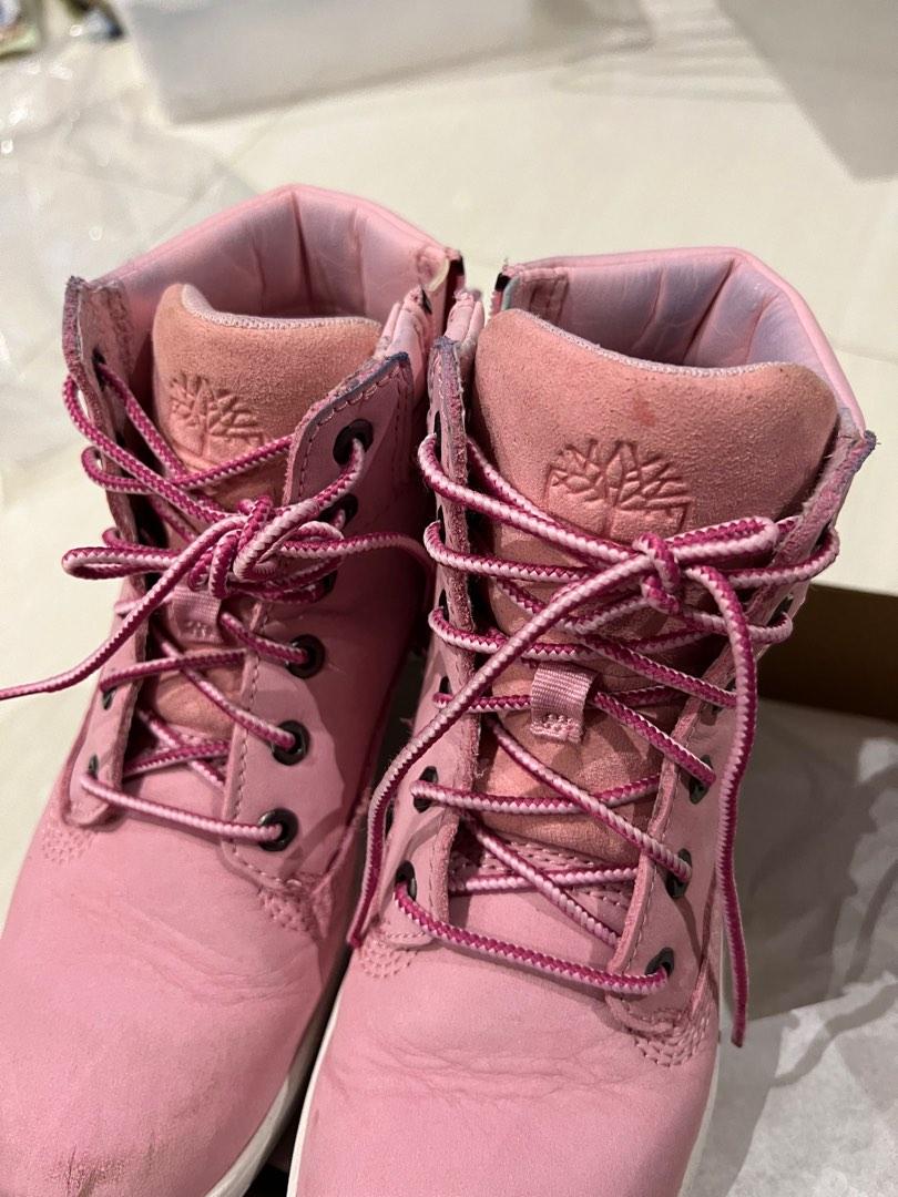 infant pink timberland boots