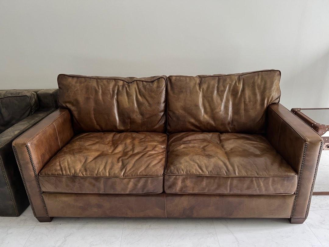 timothy oulton leather sofa