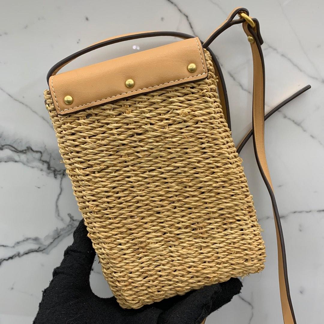Tory burch miller straw bag clearance