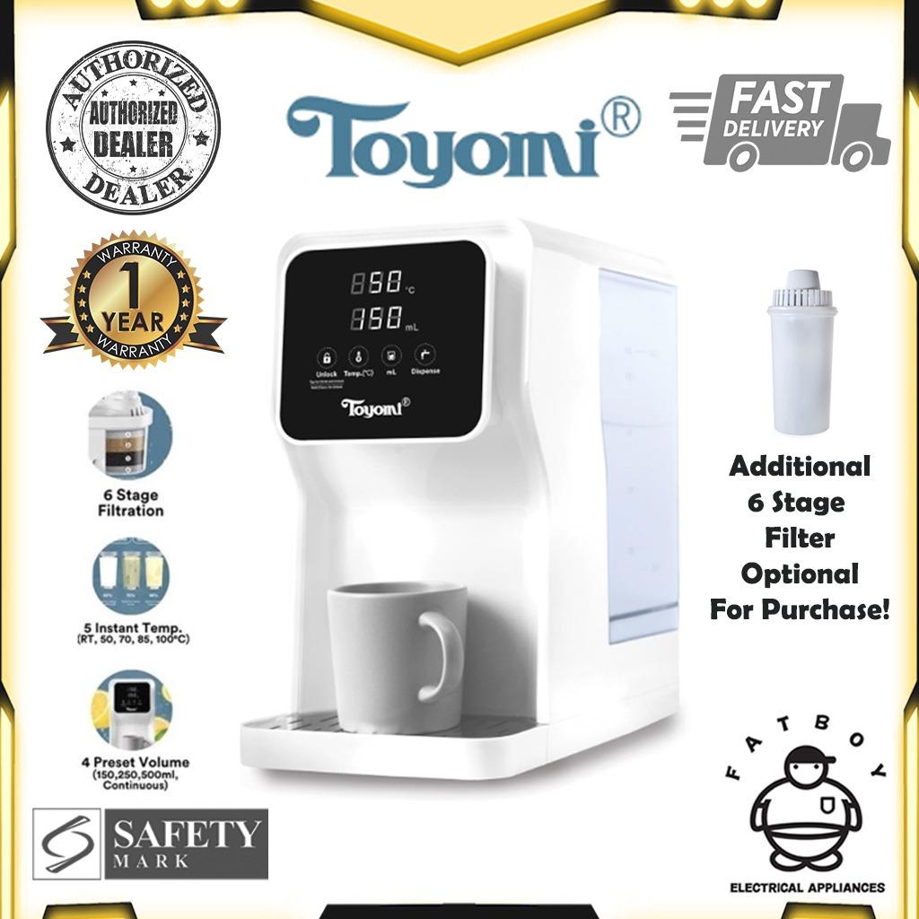 TOYOMI 4.5L Instant Boil Filtered Water Dispenser with Premium Filter FB  8845F